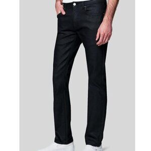 Blank NYC Men Size 33x32 Wooster Slim Fit Coated Jeans Black